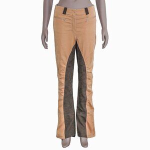 Tan Western Cotton Pants Trousers Rugged Workwear Cowboy‎ Casual Everyday Pants